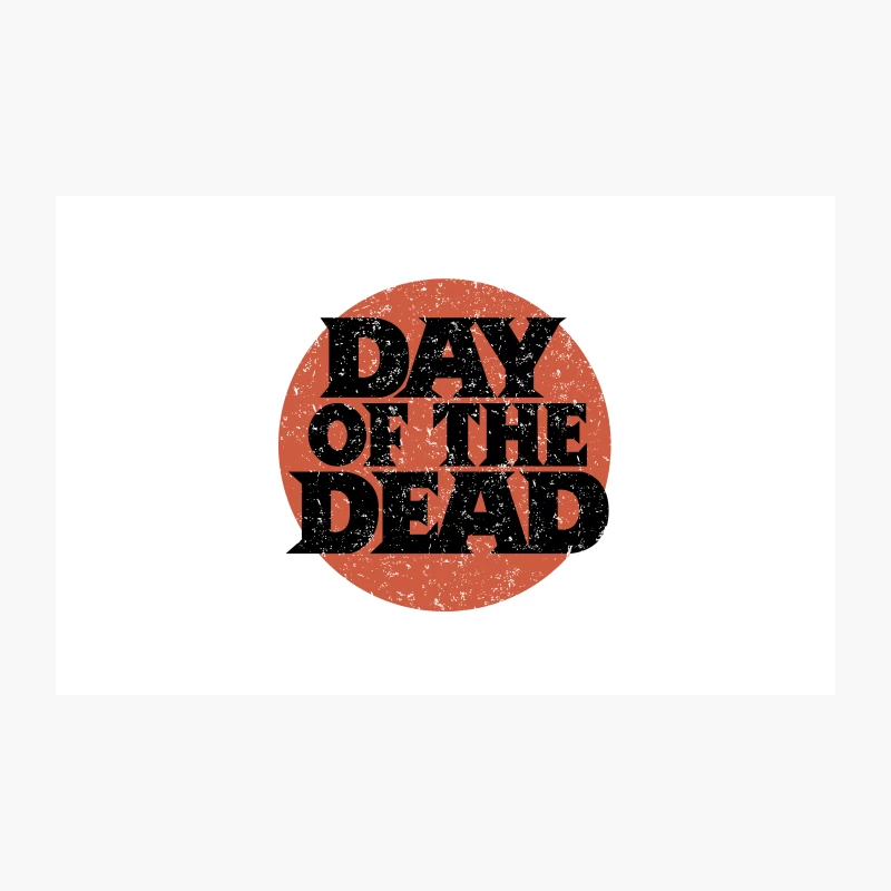 Day of the Dead Typography: Grunge-Textured Design for Mexican Holiday Travel Mug