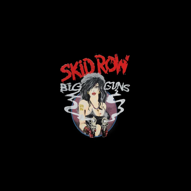 Skid Row Big Guns Vintage Rock Band Artwork iPhone Case