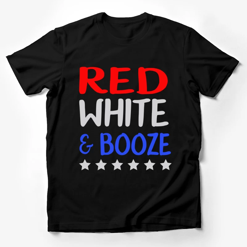 T-shirt rouge, blanc et alcool Homme T-Shirt
