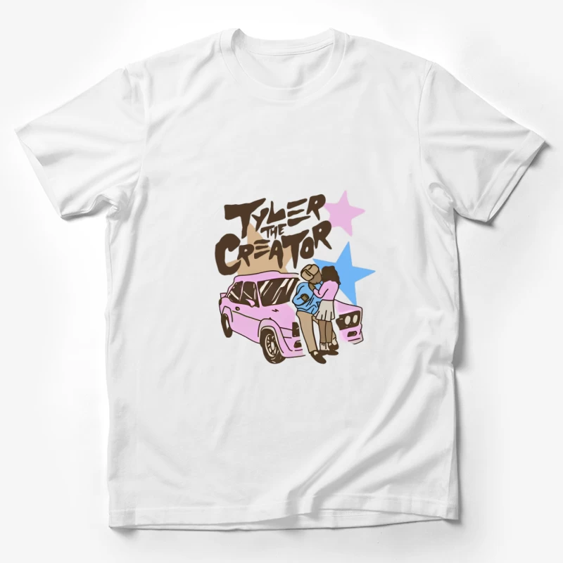 Auto-Romantik mit Retro-Stil Herren T-Shirt