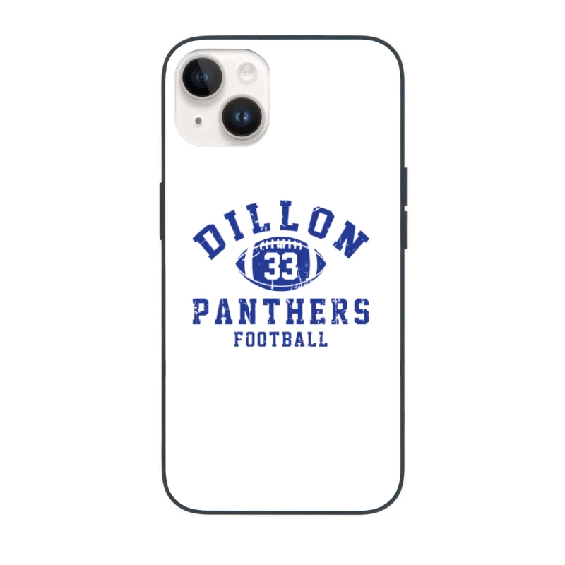 Dillon High Panthers Football 2006 2 iPhone Case