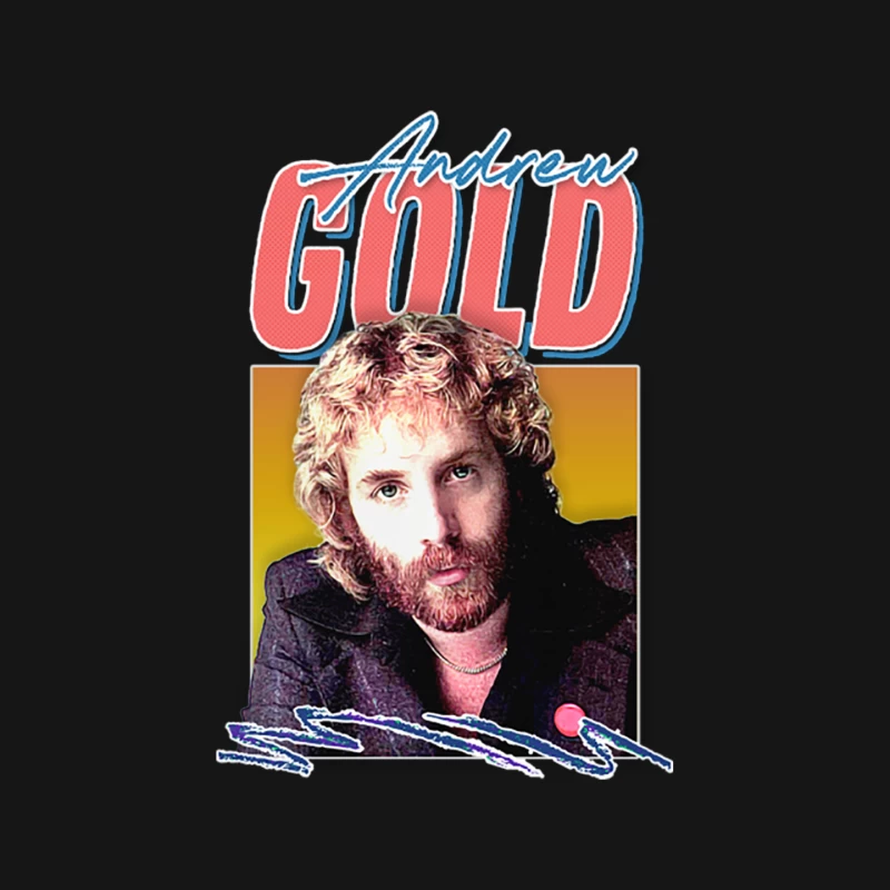 Andrew Gold  Reto 80s Style Fan Design Mouse Pad