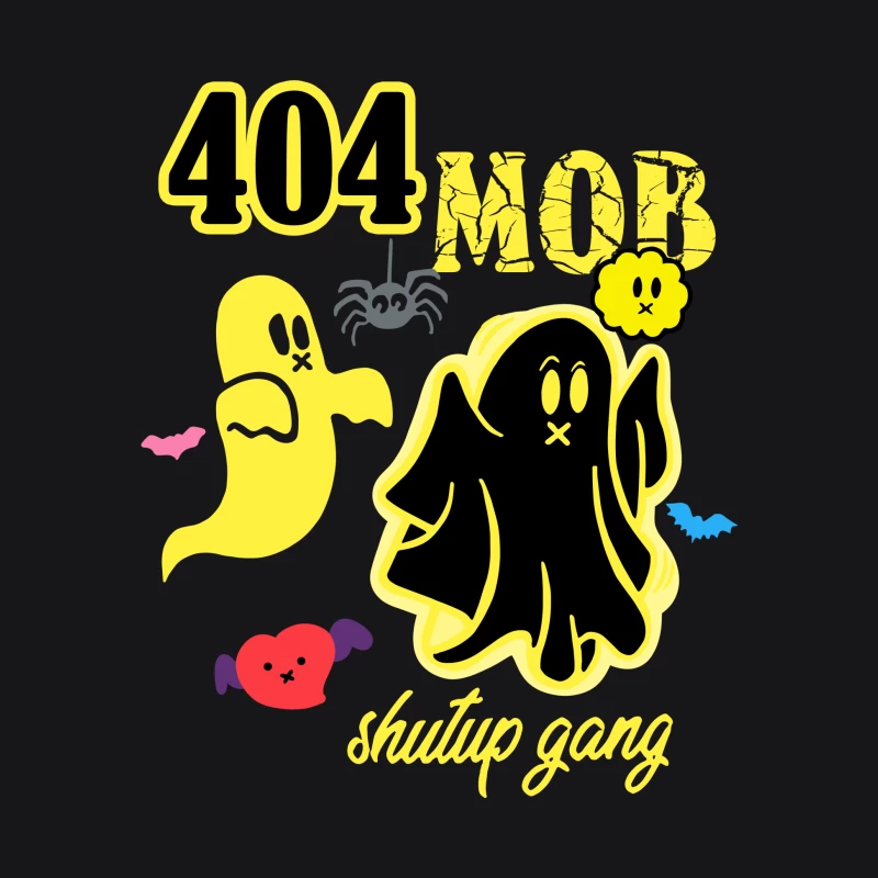 404 Mob Geisterdesign Herren Pullover Hoodie