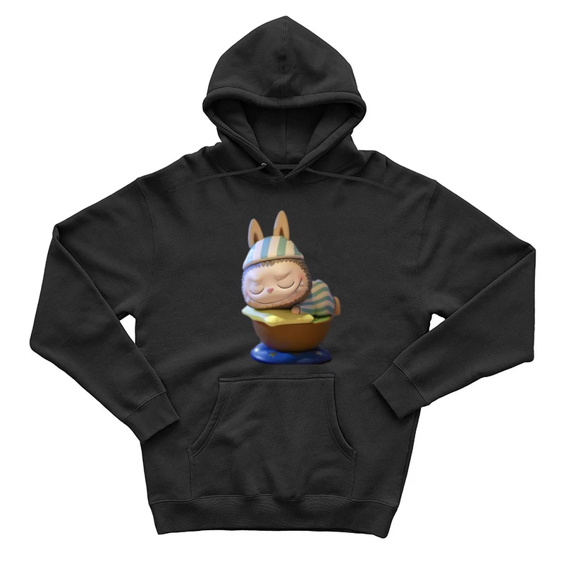 Schlafendes Tier in Schlafanzug Herren Pullover Hoodie