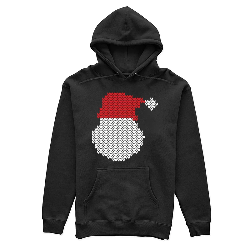 Bonhomme de neige avec chapeau de Noël en pixel art Femme Sweat à capuche