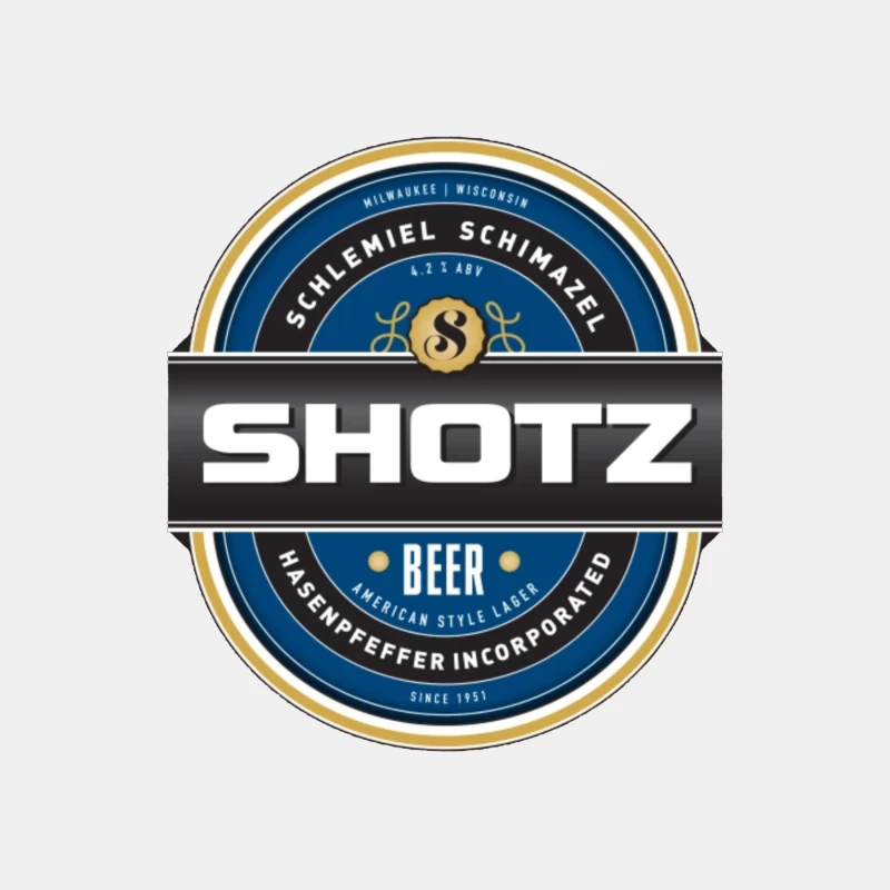 Shotz Beer Male Tank Top