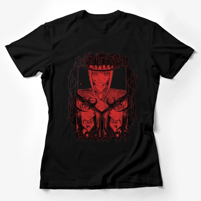Akuma Anime Design Damen T-Shirt
