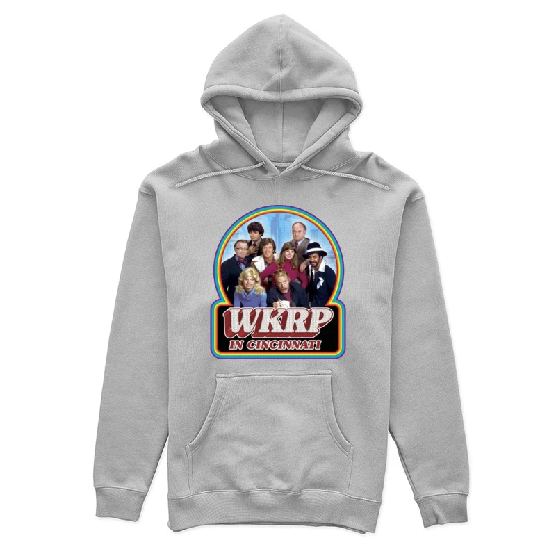 WKRP in Cincinnati skyline logo 6 Female Pullover Hoodie