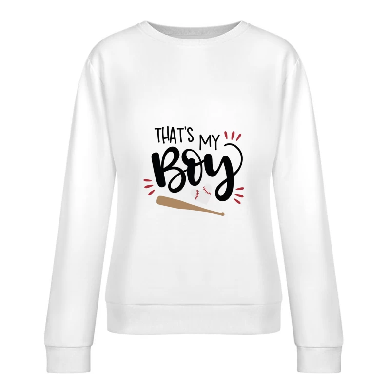 Fierté de maman pour le baseball Femme Sweat-shirt à enfiler