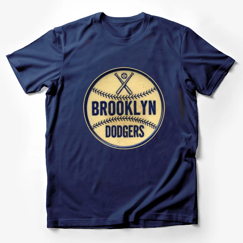 VINTAGE BROOKLYN DODGERS Male T-Shirt