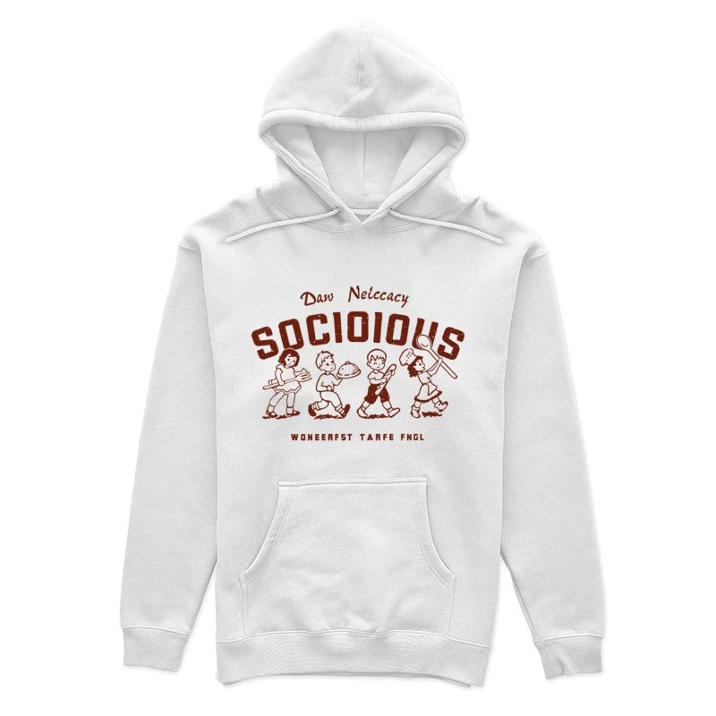 Kinderspiel-Design für geselliges Essen Damen Pullover Hoodie