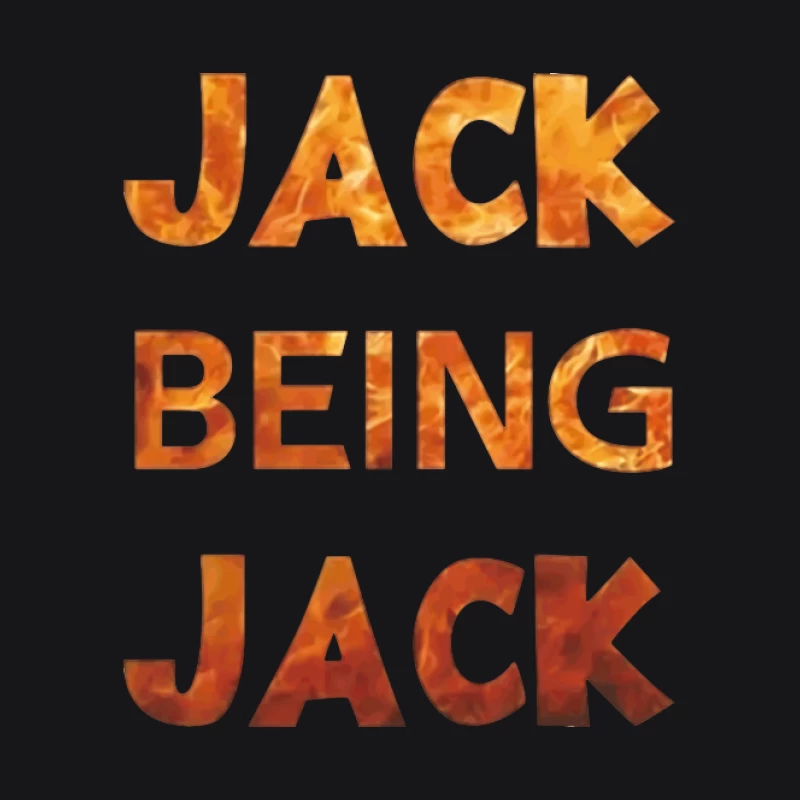 Jack Being Jack - Feuerdesign Herren Pullover Hoodie