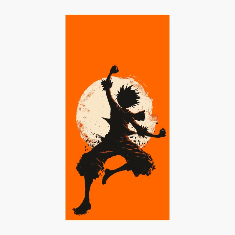 One Piece Luffy Encouragement iPhone Case