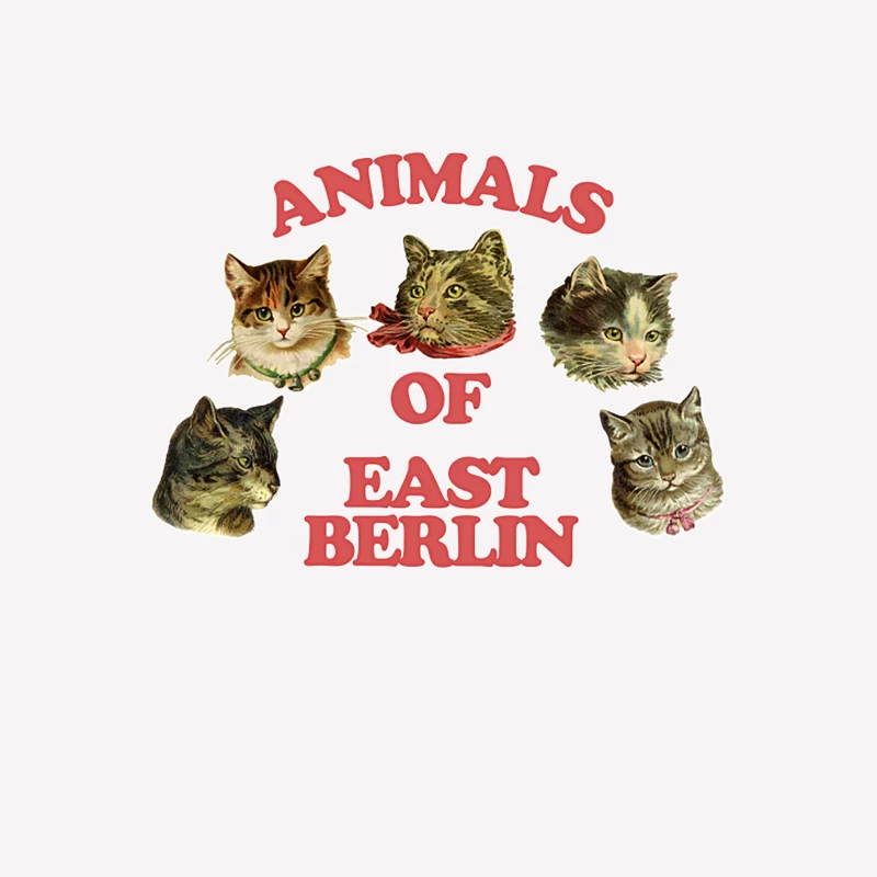 Animal Of East Berlin  Retro Style Cat Lover Gift! Female T-Shirt