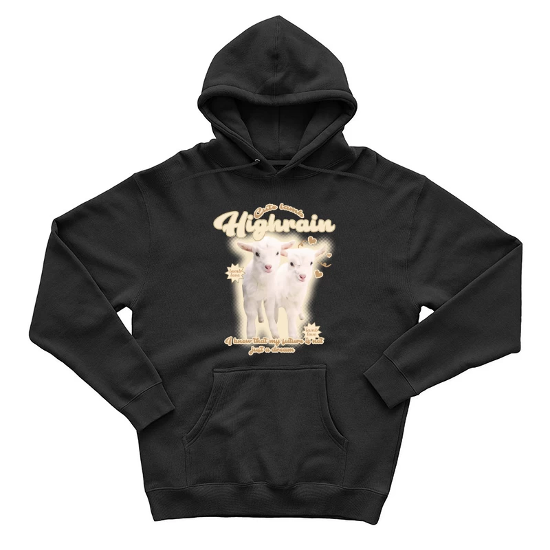 Süße Lämmer und Hoffnung Herren Pullover Hoodie