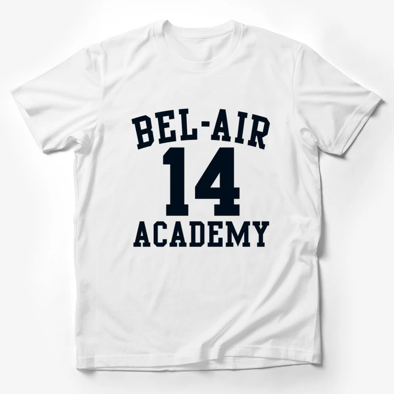 Bel-Air Academy Number 14 Athletic Jersey Design Male T-Shirt