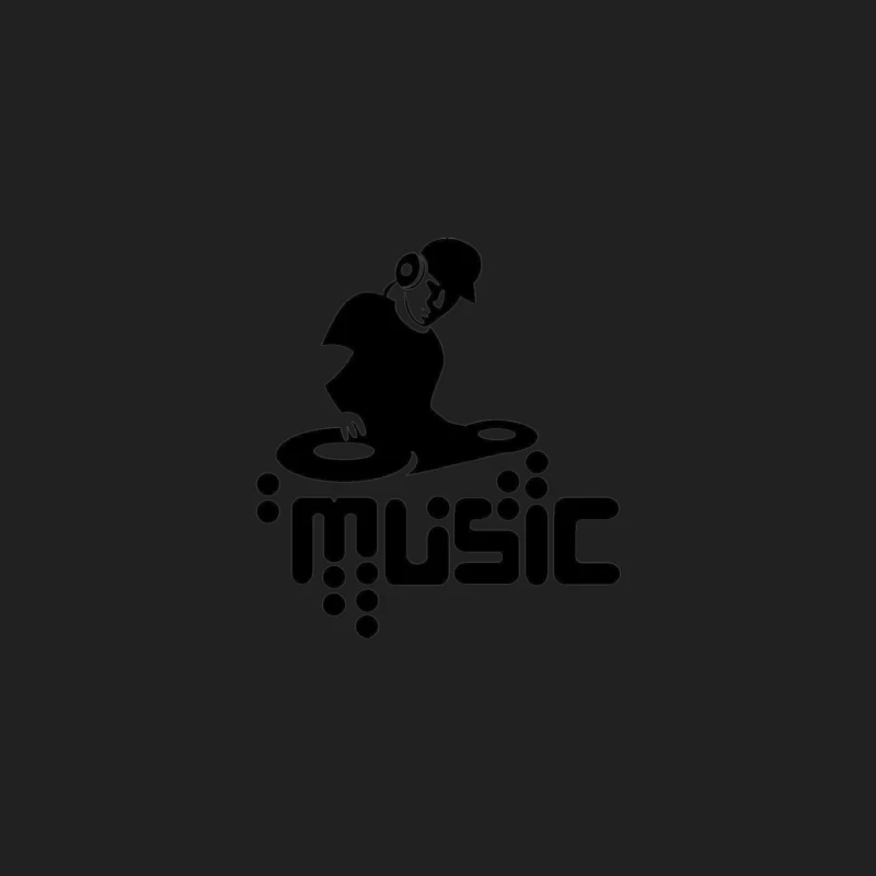DJ Music Logo Bucket Hat
