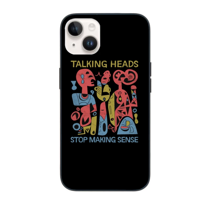 Talking Heads "Stop Making Sense" Abstract Album Art iPhone Case