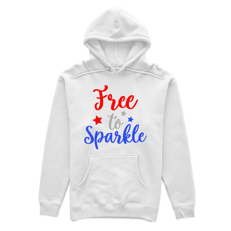 Libre de briller avec des étoiles patriotiques Femme Sweat à capuche