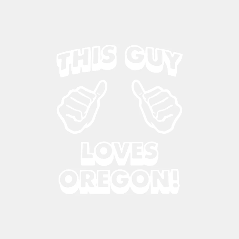 This Guy Loves Oregon Male Tank Top