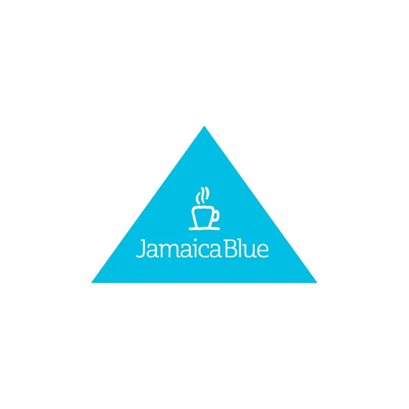 Jamaica Blue Coffee Brand Triangle Logo Desk Mat