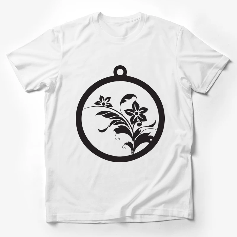 Ornement floral circulaire Homme T-Shirt