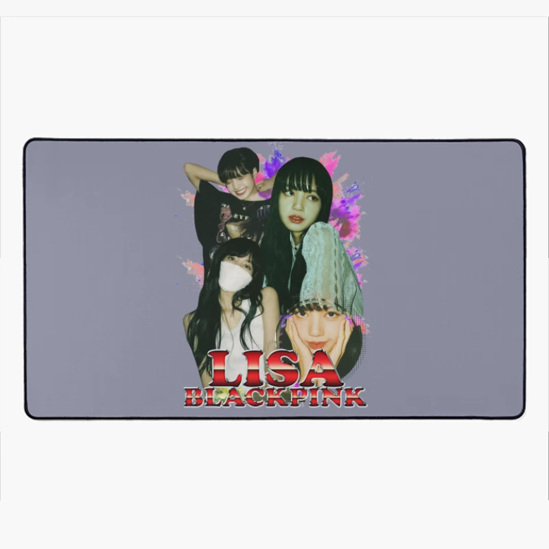 Lisa blackpink Desk Mat