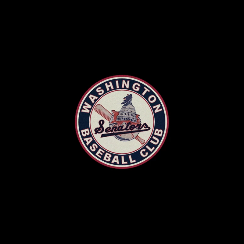 Washington Senators Baseball Club 2 Desk Mat