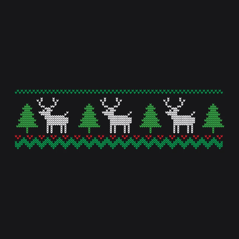 Motif de Noël avec rennes et sapins Homme Sweat à capuche