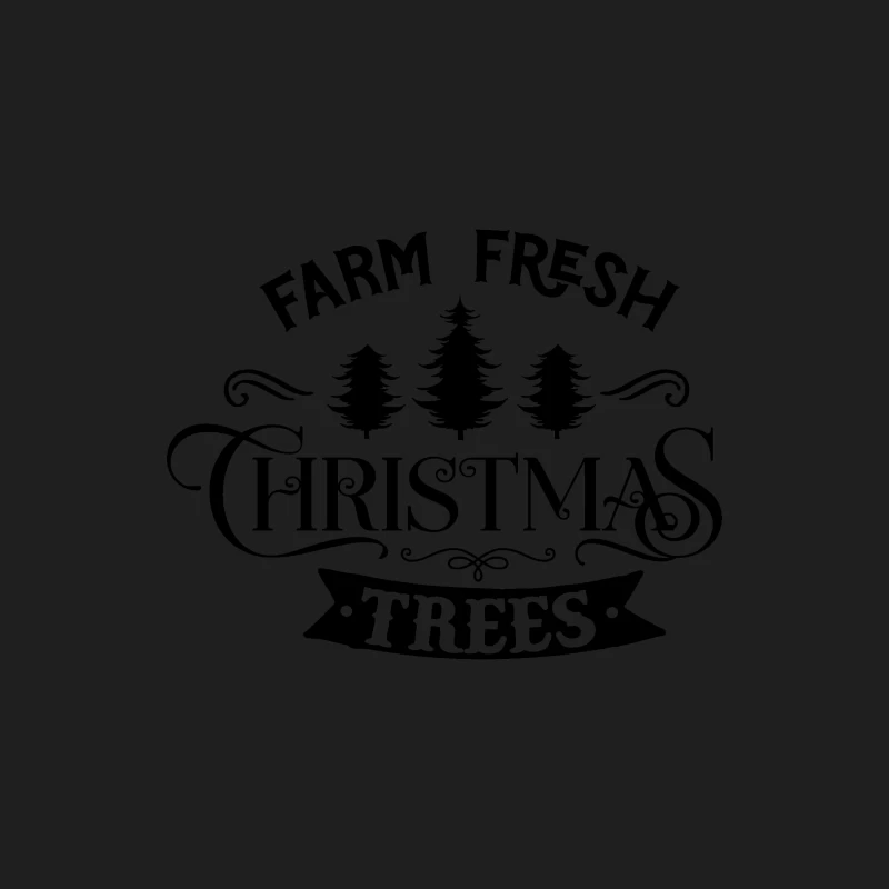 Affiche d'Arbres de Noël Frais de la Ferme Homme Débardeur