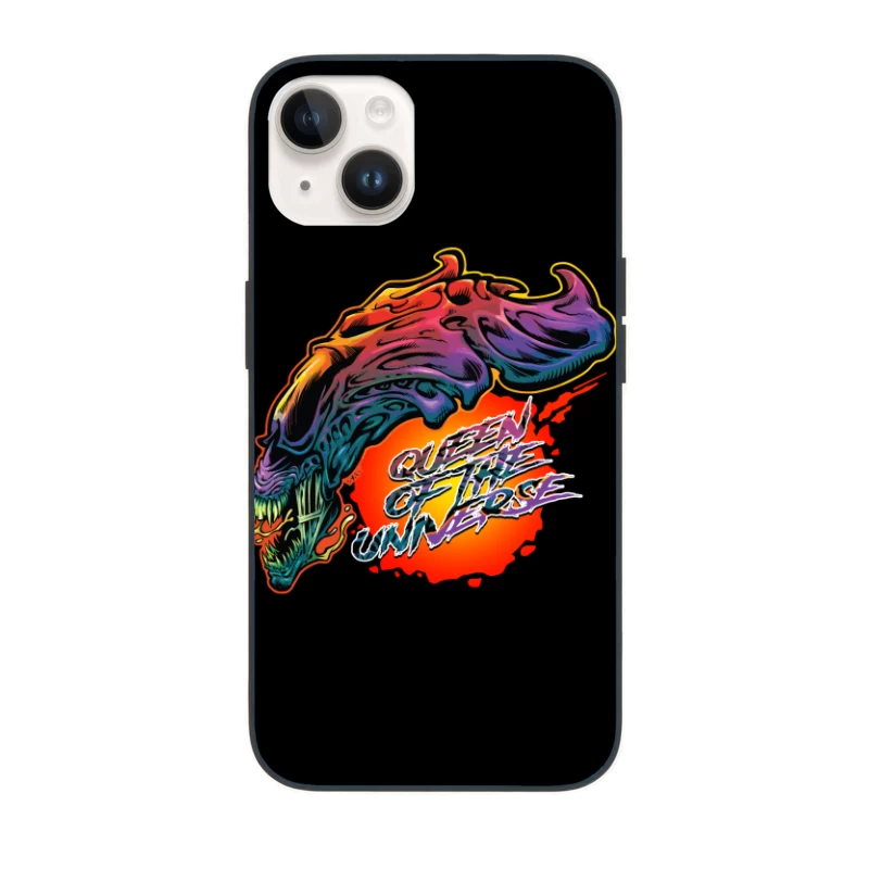 Vibrant Fantasy Creature Illustration iPhone Case