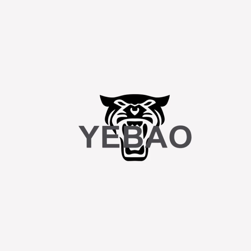 Yebao Logo mit Tiger Herren T-Shirt