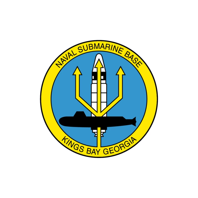 Naval Submarine Base Kings Bay Georgia Throw Pillow