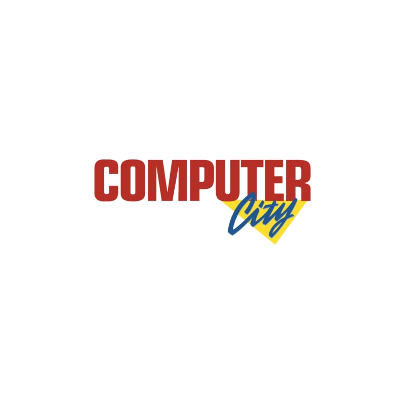 Computer City Throw Pillow