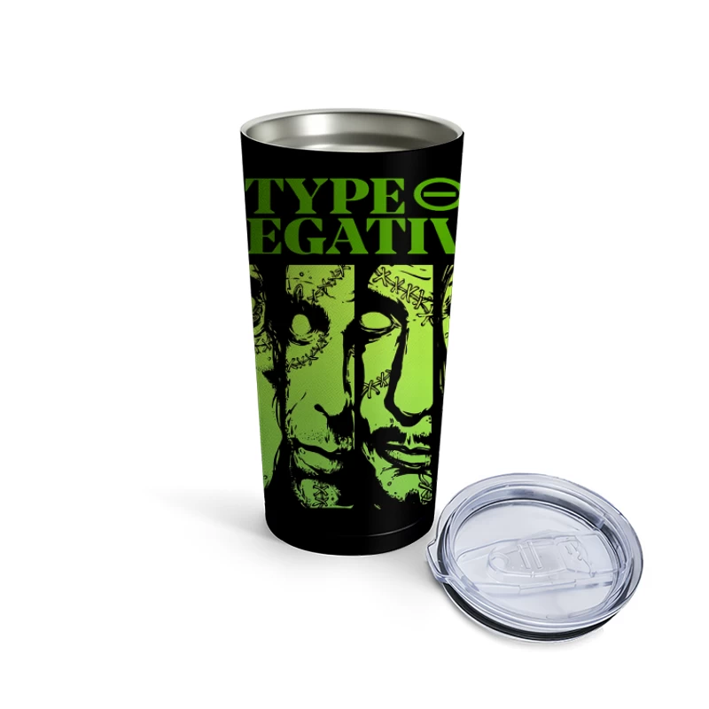 Type O Negative Faces Travel Mug