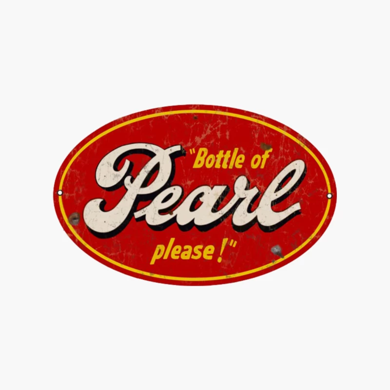Pearl Beer Retro Cotton Tote Bag