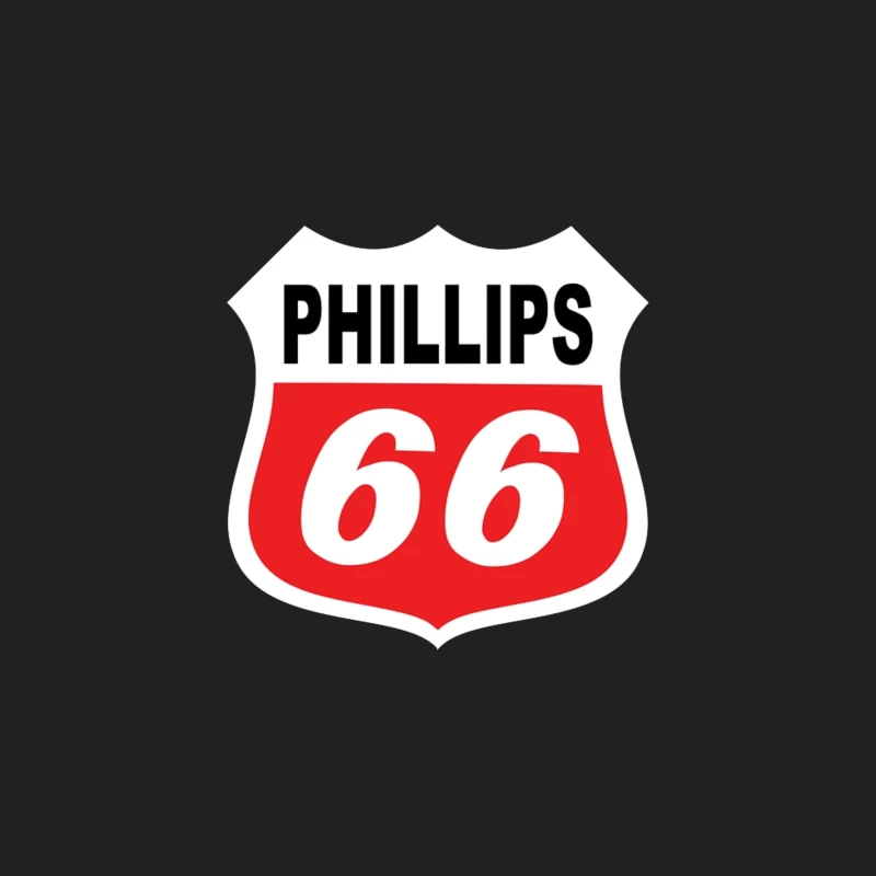 Phillips 66 Classic Shield Logo Design Bucket Hat