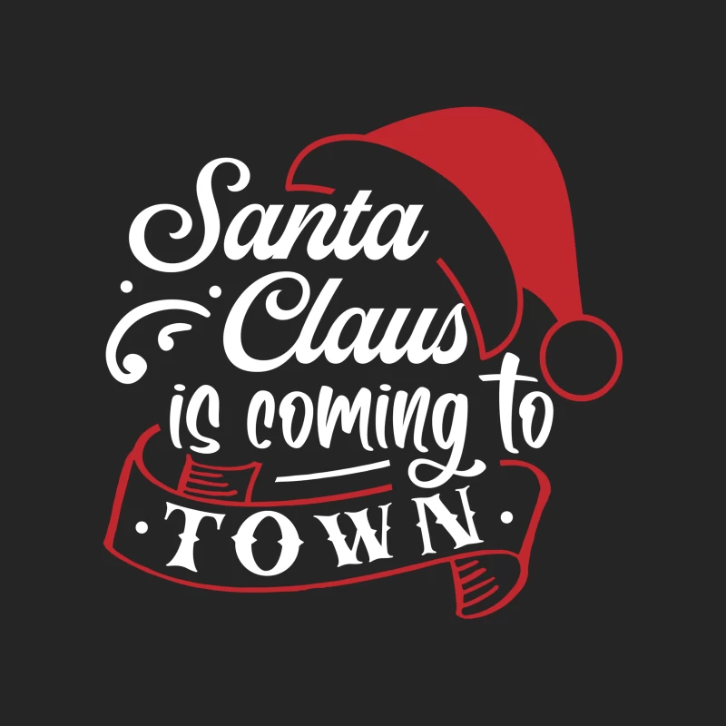 Santa Claus avec Chapeau Rouge Homme Sweat-shirt à enfiler