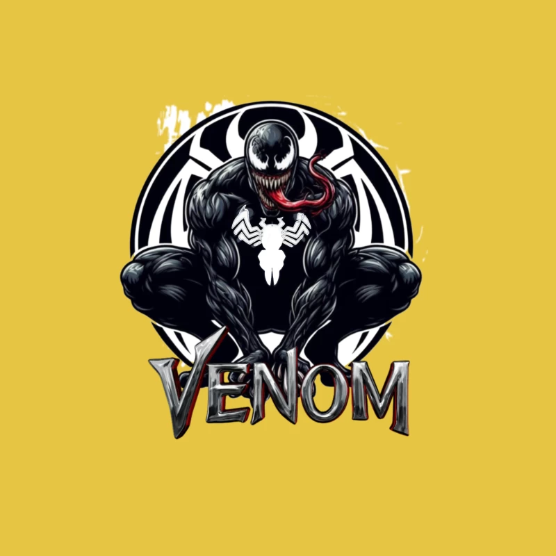 Venom Comic Art Male T-Shirt