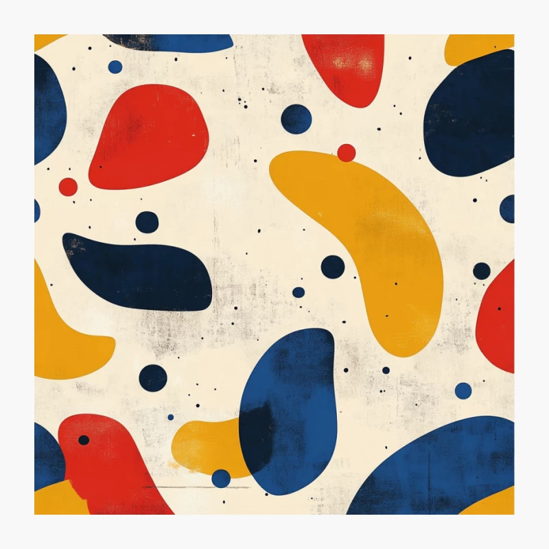 Vibrant Abstract Geometric Pattern with Retro-Modern Flair Pin
