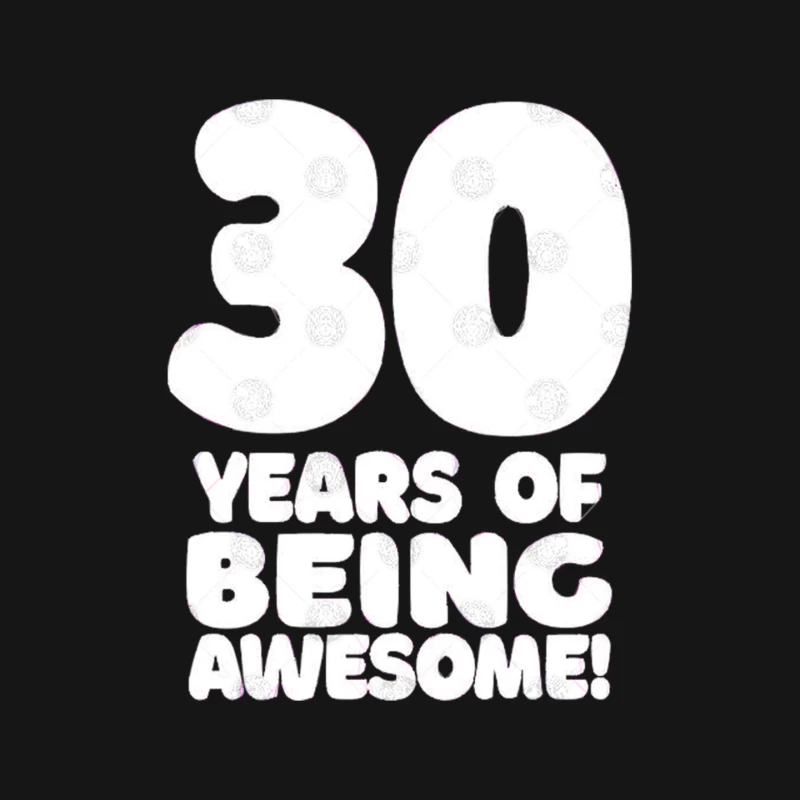 30 Years Of Being Awesome - Funny Birthday Design Mouse Pad