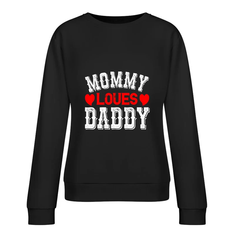 Expression d'amour familiale Femme Sweat-shirt à enfiler