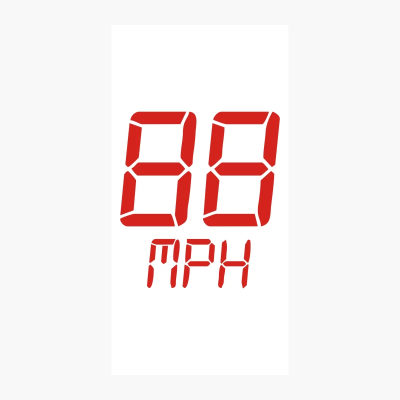 Back to the future movie inspired tshirt iPhone Case