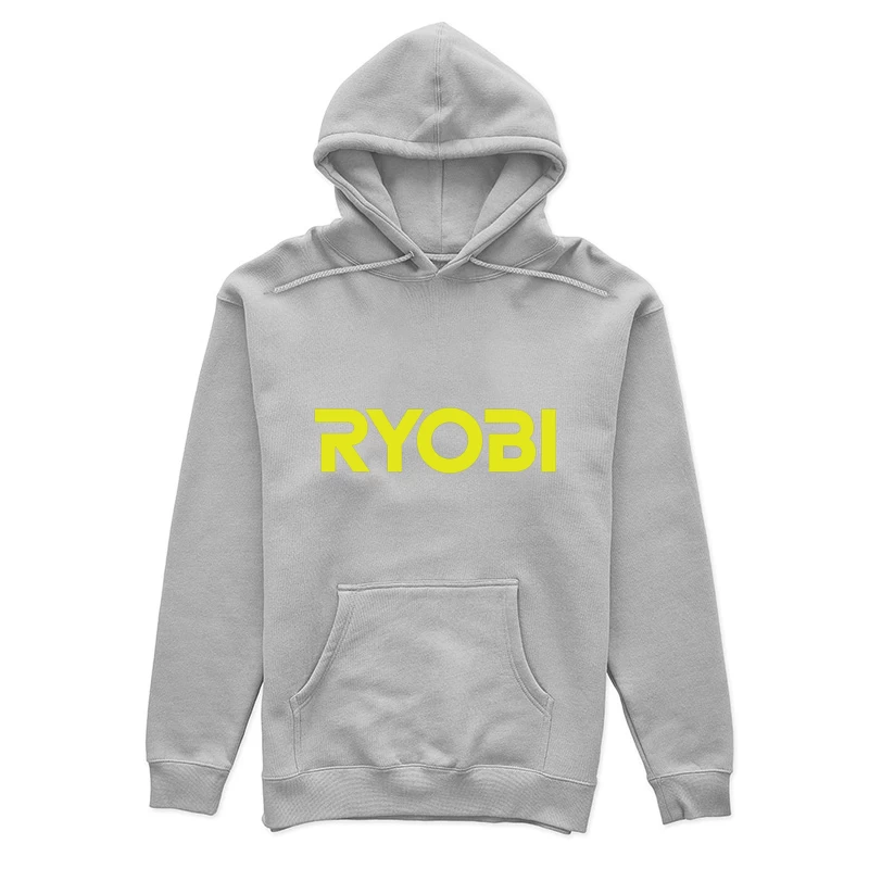 Ryobi Power Tools Brand Logo in Neon Yellow Female Pullover Hoodie