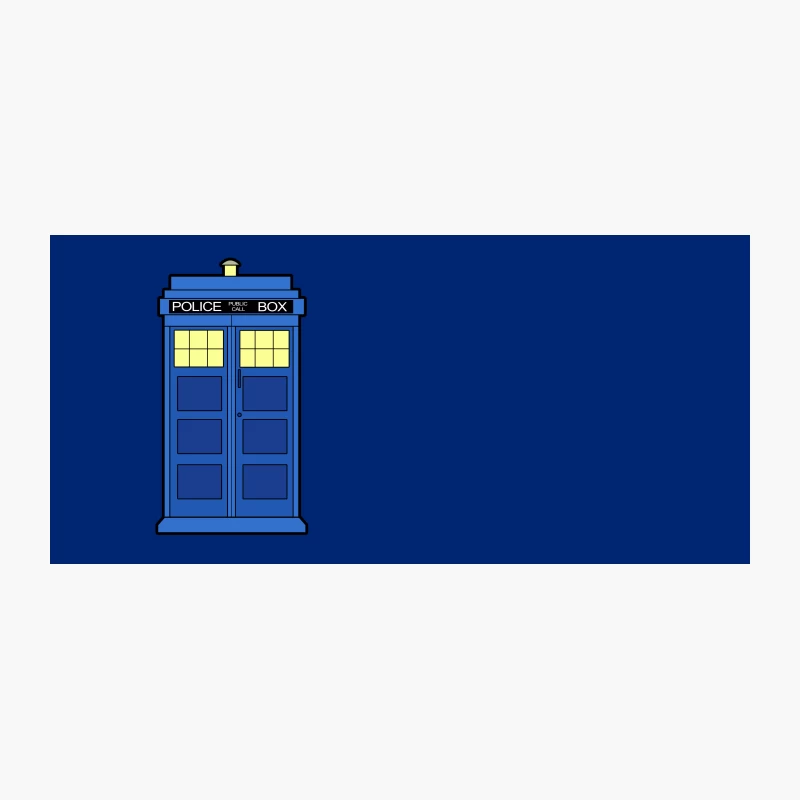Doctor Who's Iconic TARDIS: The Blue Police Box Time Machine Coffee Mug