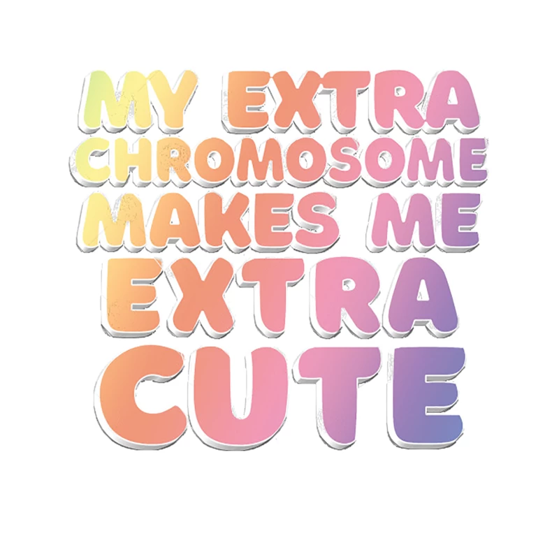 Down Syndrome Awareness Trisomy 21 Chromosome Tapestry