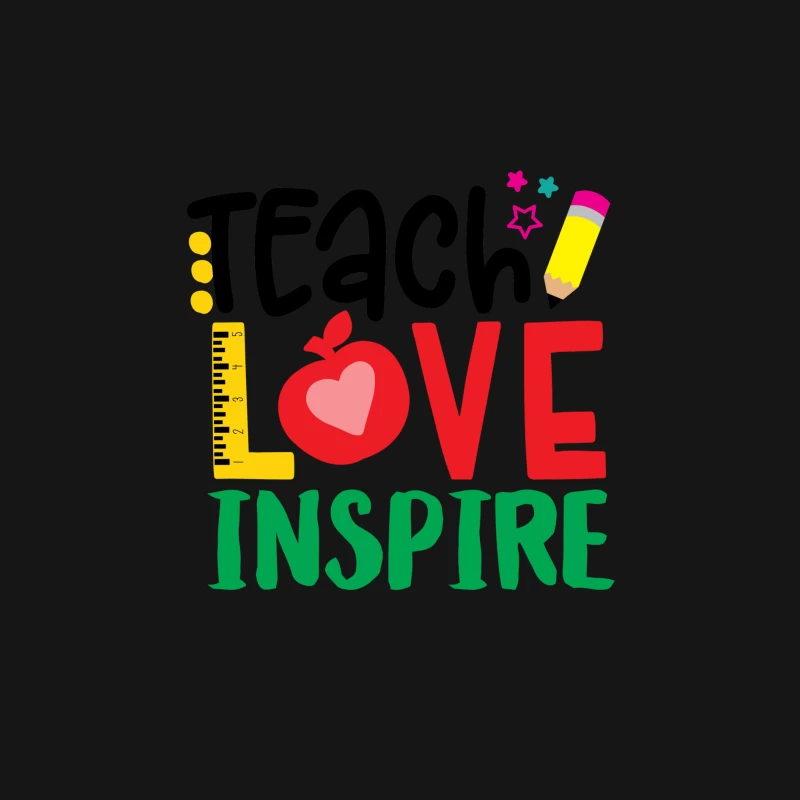 Motivation pour les enseignants : enseigner, aimer, inspirer Homme Manches Longues T-Shirt
