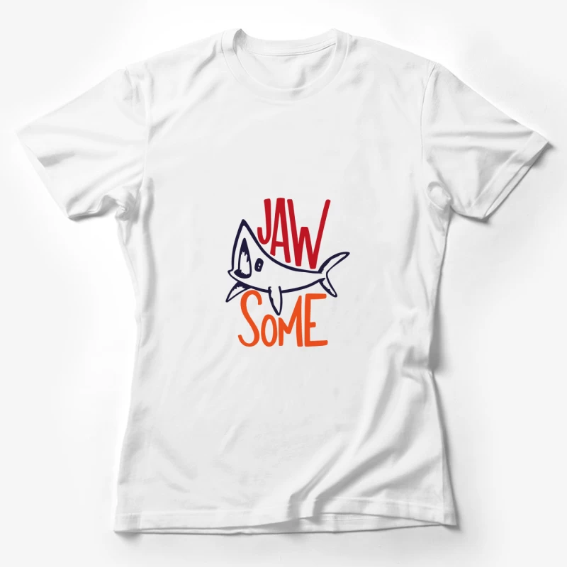Design de requin amusant Femme T-Shirt