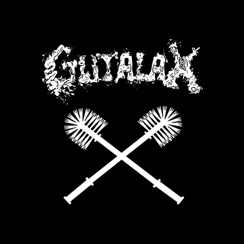 Gutalax Toilet Brushes Throw Pillow