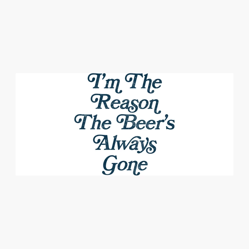 Beer Lover Typography Design Coffee Mug